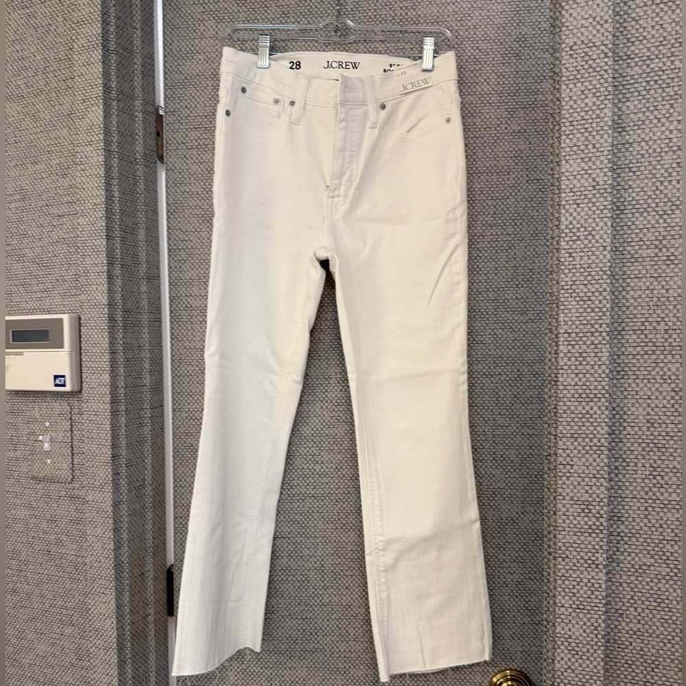 NWT J. Crew White Jeans